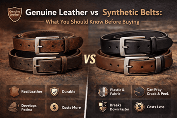Genuine Leather vs Synthetic Belts: What You Should Know Before Buying