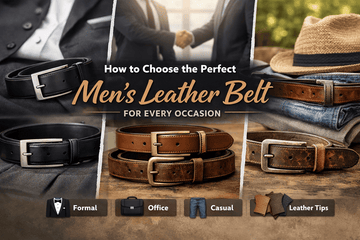 How to Choose the Perfect Men’s Leather Belt for Every Occasion | Buying Guide