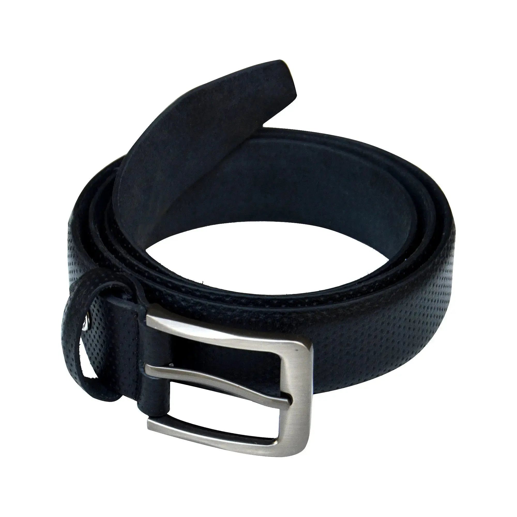 Black Men’s Leather Belt – Timeless Classic | Western-Attire G-Leather