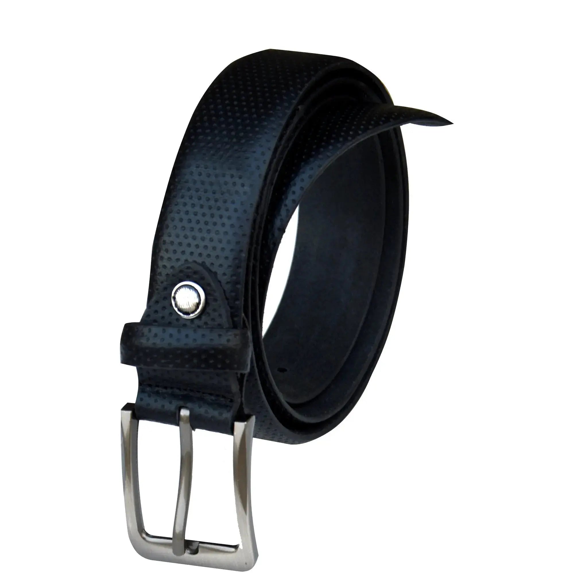 Black Men’s Leather Belt – Timeless Classic | Western-Attire G-Leather