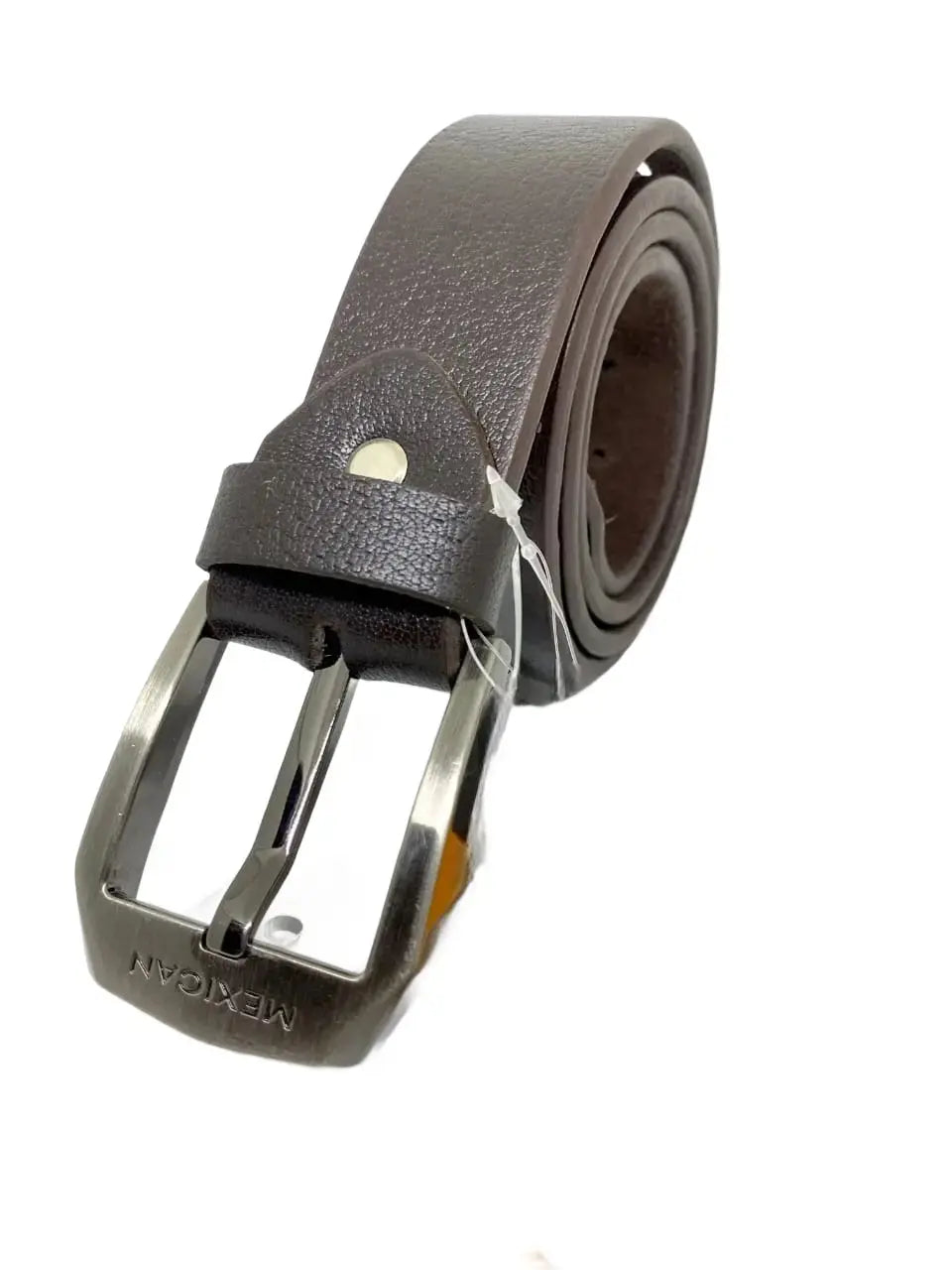 Men’s Leather Modern Office Style Belt | Western-Attire