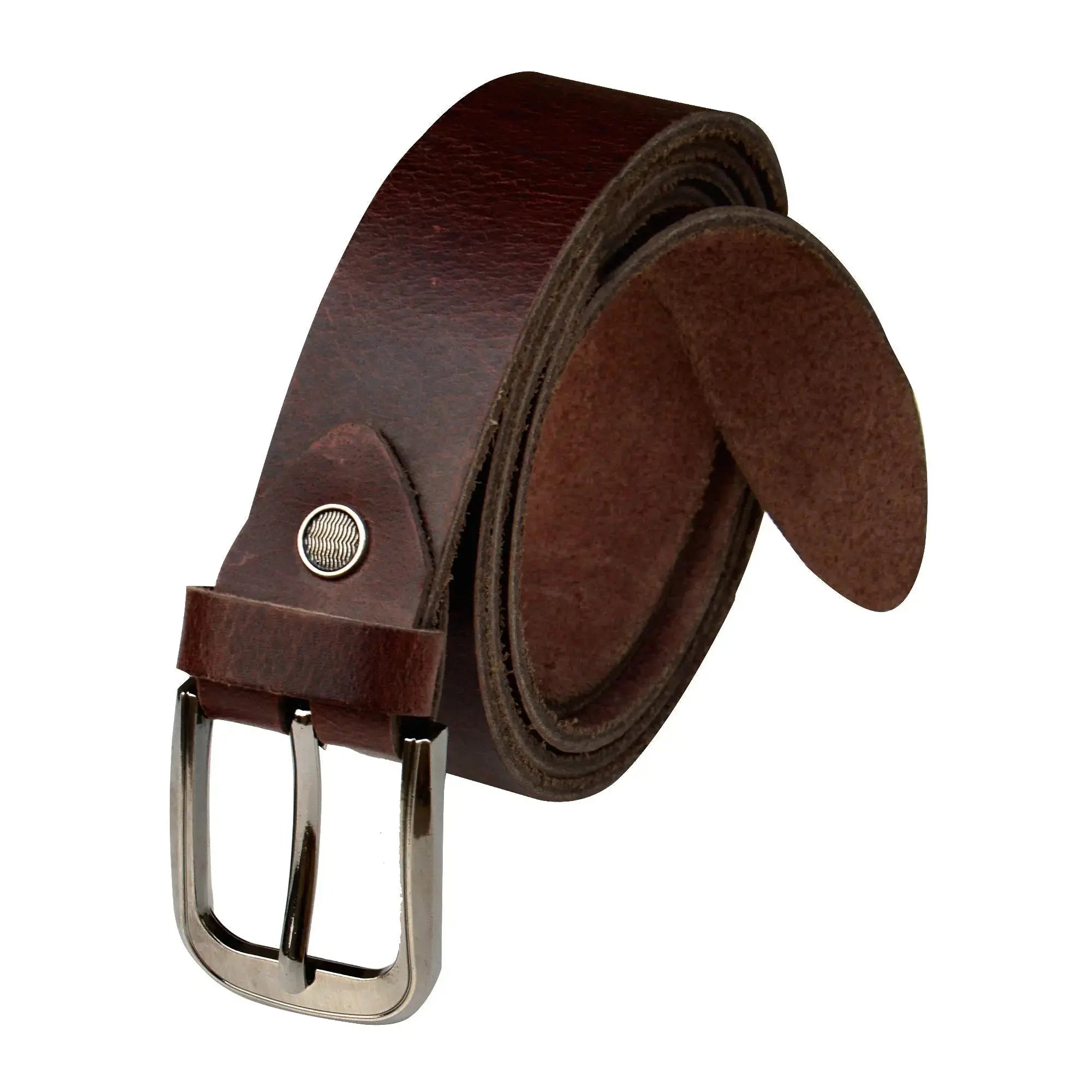 Brown Men’s Leather Belt | Long Lasting Leather | Western-Attire G-Leather