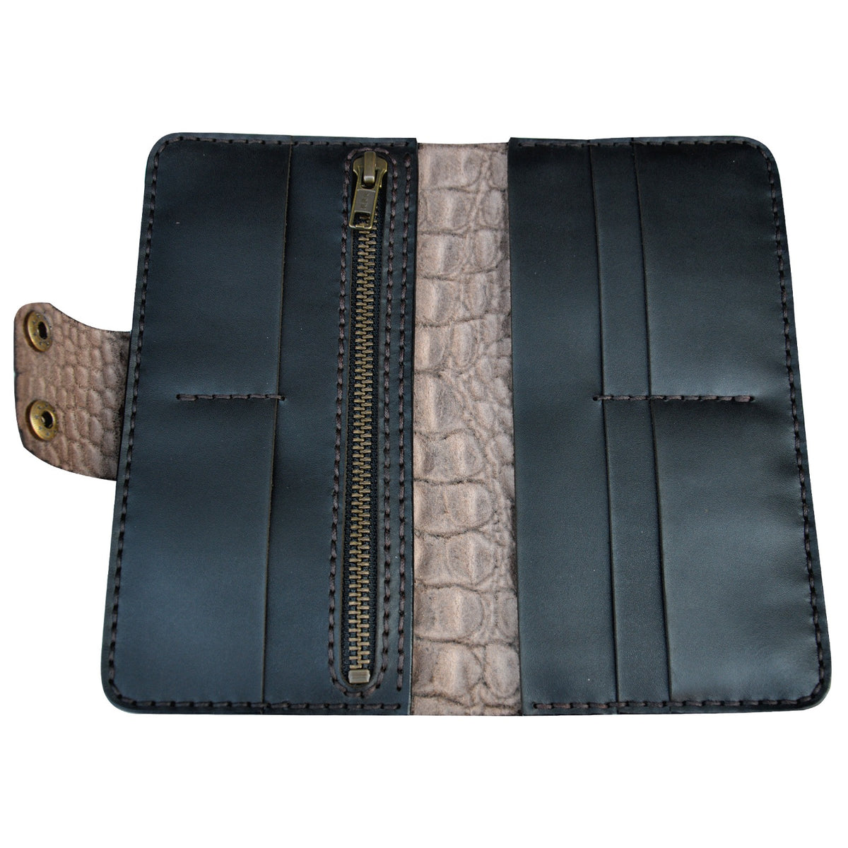 Luxury Long Leather Wallet for Men