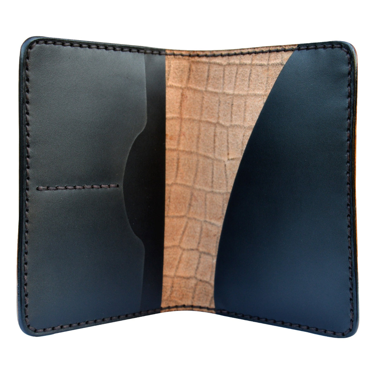 Men’s Leather Wallet with Passport Pocket