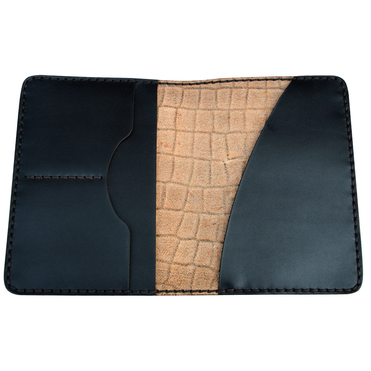 Men’s Leather Wallet with Passport Pocket